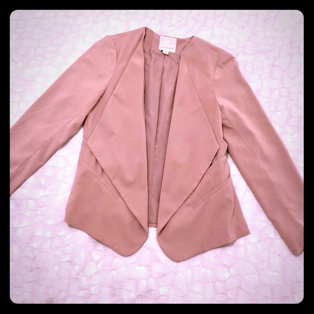 Blush blazer